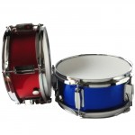 marchtromme i rød og i blå