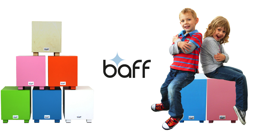 Baff logo og udvalg af børne cajon